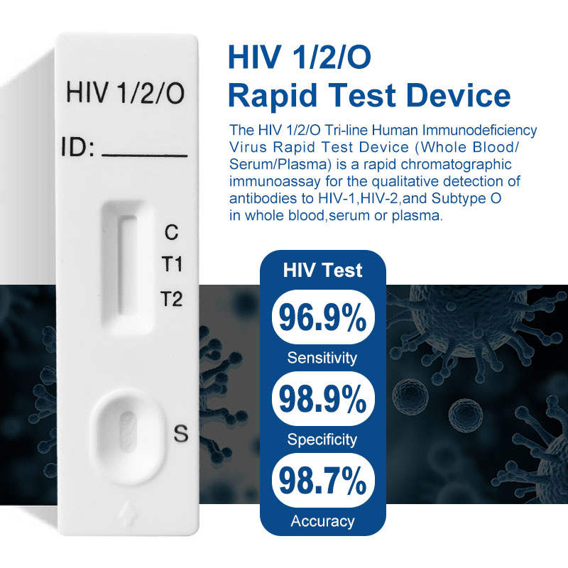 HIV Rapid Testing Kit – Detect HIV-1, HIV-2, and Subtype O - 25 Pieces - Safety First Test