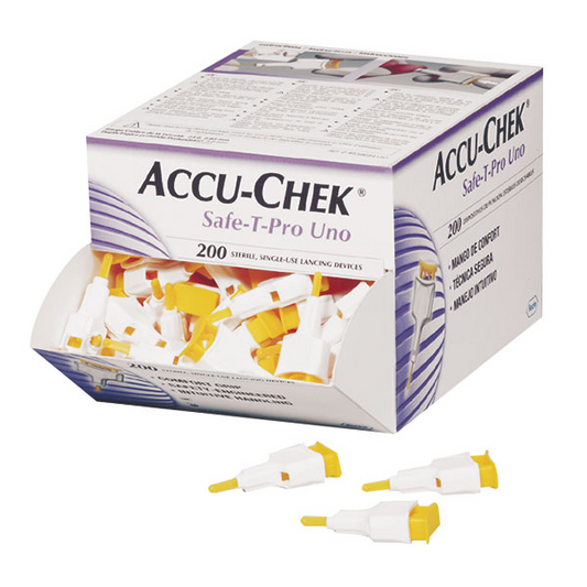 Accu-chek Safe T-Pro Uno lancet 200 pcs